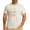 Teacher Kindness Compassion Confidence Teaching Men's Casual T-Shirt White