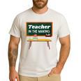 Teacher In The Making Future Teacher Kids Back To School Men's Casual T-Shirt White