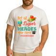Teacher Not All Superheroes Wear Capes Teacher Squad Men's Casual T-Shirt White Teacher Not All Superheroes Wear Capes Teacher Squad Men's Casual T-Shirt White