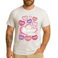 Teacher Positive Affirmations Candy Heart Valentine's Day Men's Casual T-Shirt White Teacher Positive Affirmations Candy Heart Valentine's Day Men's Casual T-Shirt White
