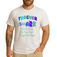 Teacher Shark Don't Stress Do Your Best Forget The Rest Men's Casual T-Shirt White Teacher Shark Don't Stress Do Your Best Forget The Rest Men's Casual T-Shirt White