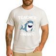 Teacher Shark Teaching Back To School Kindergarten Men's Casual T-Shirt White