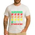 My Teacher Survived 67 Days Of Me School Kids Costume Men's Casual T-Shirt White My Teacher Survived 67 Days Of Me School Kids Costume Men's Casual T-Shirt White