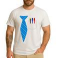 Teacher Tie & Pocket Protector Costume School Men's Casual T-Shirt White