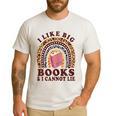 Teacher-TShirt I Like Big Books & I Cannot Lie Reading For Women Men's Casual T-Shirt White