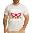 Teachers Are Just Superheroes In Disguise School Men's Casual T-Shirt White