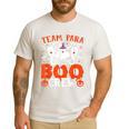Team Para Boo Crew Halloween Ghost Paraprofessional Teacher Men's Casual T-Shirt White