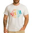 Team Sixth Grade Teacher Student Back To School 6th Grade Men's Casual T-Shirt White Team Sixth Grade Teacher Student Back To School 6th Grade Men's Casual T-Shirt White