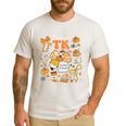 Team TK Crew Preppy Coquette Bow Pumpkin Fall TK Teacher Men's Casual T-Shirt White Team TK Crew Preppy Coquette Bow Pumpkin Fall TK Teacher Men's Casual T-Shirt White