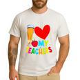 Teens Graduation I Heart My Teachers I Love My Teachers Men's Casual T-Shirt White Teens Graduation I Heart My Teachers I Love My Teachers Men's Casual T-Shirt White
