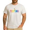 Testing Mode On Testing Day Motivational Teacher Kids Men's Casual T-Shirt White Testing Mode On Testing Day Motivational Teacher Kids Men's Casual T-Shirt White