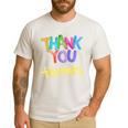 Thank You Teacher Appreciation Graduation Men Women Girls Kids Men's Casual T-Shirt White Thank You Teacher Appreciation Graduation Men Women Girls Kids Men's Casual T-Shirt White