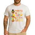 Thankful For My 4th Grade Turkey Thanksgiving Turkey Teacher Men's Casual T-Shirt White Thankful For My 4th Grade Turkey Thanksgiving Turkey Teacher Men's Casual T-Shirt White
