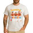 Thankful For My Kindergarten Turkeys Thanksgiving Teacher Men's Casual T-Shirt White