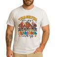 Thankful For My Preschool Turkeys Thanksgiving Teacher Fall Men's Casual T-Shirt White Thankful For My Preschool Turkeys Thanksgiving Teacher Fall Men's Casual T-Shirt White