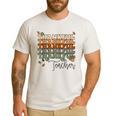Thankful Teacher Thanksgiving Fall Pumpkin Turkey Men's Casual T-Shirt White Thankful Teacher Thanksgiving Fall Pumpkin Turkey Men's Casual T-Shirt White