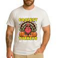 Thanksgiving I Teach Coolest Turkeys Teacher Fall Women Men Men's Casual T-Shirt White Thanksgiving I Teach Coolest Turkeys Teacher Fall Women Men Men's Casual T-Shirt White