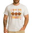 Thanksgiving Teacher I Teach The Cutest Turkeys In The Flock Men's Casual T-Shirt White Thanksgiving Teacher I Teach The Cutest Turkeys In The Flock Men's Casual T-Shirt White
