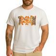 Thanksgiving Turkey Teach Thankful Teacher Girly Bow Women Men's Casual T-Shirt White Thanksgiving Turkey Teach Thankful Teacher Girly Bow Women Men's Casual T-Shirt White