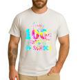 Tie Dye Happy 100th Day Of School Teacher Student 100 Days Men's Casual T-Shirt White