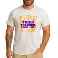 This Is My Tired Teacher Costume Halloween Teachers Men's Casual T-Shirt White This Is My Tired Teacher Costume Halloween Teachers Men's Casual T-Shirt White
