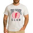 Tired Teachers Club Study Lover School Apparel Men's Casual T-Shirt White Tired Teachers Club Study Lover School Apparel Men's Casual T-Shirt White