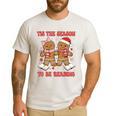 Tis The Season Reading Christmas Shirt Book Lovers Teacher Men's Casual T-Shirt White Tis The Season Reading Christmas Shirt Book Lovers Teacher Men's Casual T-Shirt White