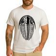 Trilobite Fossil Geology Teacher Student Geologist Men's Casual T-Shirt White Trilobite Fossil Geology Teacher Student Geologist Men's Casual T-Shirt White