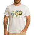 Trio Cute Frogs Welcome Back To School Teachers Girls Boys Men's Casual T-Shirt White
