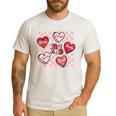Valentine You Are Loved Worthy Enough Candy Heart Teacher For Men Women Girls Kids Men's Casual T-Shirt White