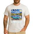 Van Go Retro Vanlife Art Teacher Men's Casual T-Shirt White Van Go Retro Vanlife Art Teacher Men's Casual T-Shirt White