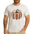 Vintage Book Pumpkin Autumn Fall Librarians Bookworm Teacher Men's Casual T-Shirt White Vintage Book Pumpkin Autumn Fall Librarians Bookworm Teacher Men's Casual T-Shirt White