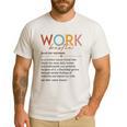 Vintage Work Bestie Definition Teachers Nurses Boss Women Men's Casual T-Shirt White Vintage Work Bestie Definition Teachers Nurses Boss Women Men's Casual T-Shirt White