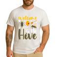 Welcome To The Hive Bee Teacher Back To School Men's Casual T-Shirt White