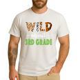 Wild About 3rd Grade Teacher Student Third Grade Zoo Safari Men Women Girls Kids Men's Casual T-Shirt White