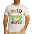 Wild About Preschool Teacher Student Preschool Zoo Safari Men's Casual T-Shirt White