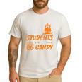 Will Trade Students For Candy Halloween Costume Teacher Men's Casual T-Shirt White
