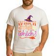 Which Witch Is Which Halloween English Teacher Men's Casual T-Shirt White Which Witch Is Which Halloween English Teacher Men's Casual T-Shirt White