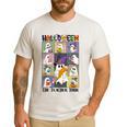 Women Halloween The Teacher Tour Ghosts Pencil Pumpkins Men's Casual T-Shirt White Women Halloween The Teacher Tour Ghosts Pencil Pumpkins Men's Casual T-Shirt White