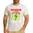 Wonder Teacher Costume Shirt Teacher Halloween Costume Men Women Men's Casual T-Shirt White