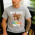 100 Days Of Driving My Teacher Nuts Dabbing Squirrel School Men's Casual T-Shirt Sport Grey 100 Days Of Driving My Teacher Nuts Dabbing Squirrel School Men's Casual T-Shirt Sport Grey