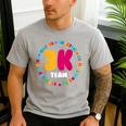 3K Team & Teacher Squad Threes Crew PreK Elementary Team Men's Casual T-Shirt Sport Grey 3K Team & Teacher Squad Threes Crew PreK Elementary Team Men's Casual T-Shirt Sport Grey