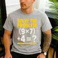 67 Meme Math Teacher School 6-7 Brain Rot Six Seven Men's Casual T-Shirt Sport Grey 67 Meme Math Teacher School 6-7 Brain Rot Six Seven Men's Casual T-Shirt Sport Grey