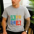 Abbott Elementary Colorful Pop Art Teachers TV Show Men's Casual T-Shirt Sport Grey Abbott Elementary Colorful Pop Art Teachers TV Show Men's Casual T-Shirt Sport Grey