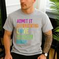 Admit It You Low Key Love Science Bruh Funny Science Teacher Men's Casual T-Shirt Sport Grey Admit It You Low Key Love Science Bruh Funny Science Teacher Men's Casual T-Shirt Sport Grey