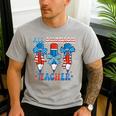 All American Teacher Pencil Coquette Bow USA Flag Teachers Men's Casual T-Shirt Sport Grey All American Teacher Pencil Coquette Bow USA Flag Teachers Men's Casual T-Shirt Sport Grey