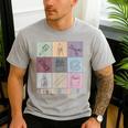 Art Teacher Life Retro Groovy Teaching Future Artists Men's Casual T-Shirt Sport Grey
