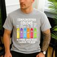 Artist Art Teacher School Artist Joke Men's Casual T-Shirt Sport Grey
