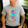 Back To School Eighth 8th Grade Tie Dye Typography Teacher Men's Casual T-Shirt Sport Grey Back To School Eighth 8th Grade Tie Dye Typography Teacher Men's Casual T-Shirt Sport Grey