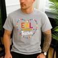 Back To School Tee ENL Teacher English New Language Squad Men's Casual T-Shirt Sport Grey Back To School Tee ENL Teacher English New Language Squad Men's Casual T-Shirt Sport Grey